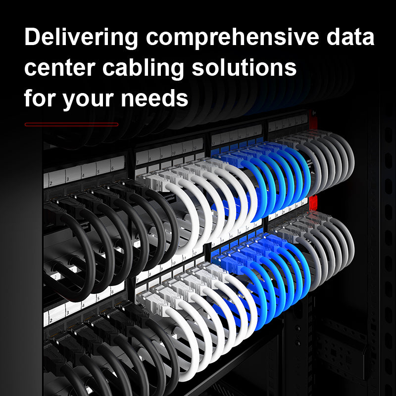 كابل توصيل شبكة AMPCOM CAT6/CAT6a غير محمي (UTP) LSZH لتوصيلات مراكز البيانات أو أسلاك أنظمة المراقبة