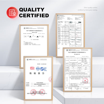 كابل توصيل شبكة AMPCOM CAT5e/CAT6 غير محمي (UTP) PVC لأجهزة الكمبيوتر المكتبية والمودم والموجه