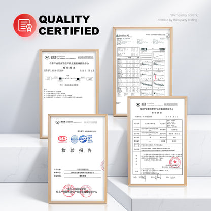كابل توصيل شبكة AMPCOM CAT5e/CAT6 غير محمي (UTP) PVC لأجهزة الكمبيوتر المكتبية والمودم والموجه