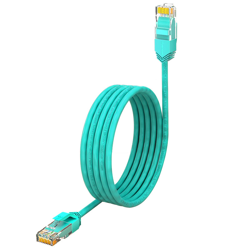 AMPCOM Cat6a 28AWG UTP Patch Cable,  Ultra-Slim, LSZH, for Structured Cabling and Surveillance System Wiring